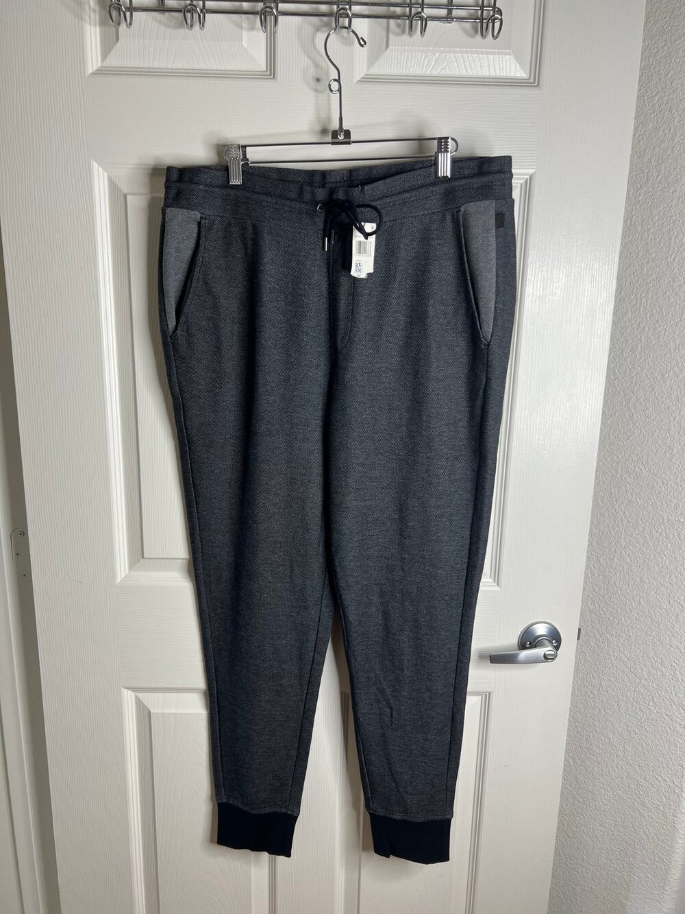 Michael Kors Men's Textured Drawstring Jogger Pants Black NEW ~ Size L